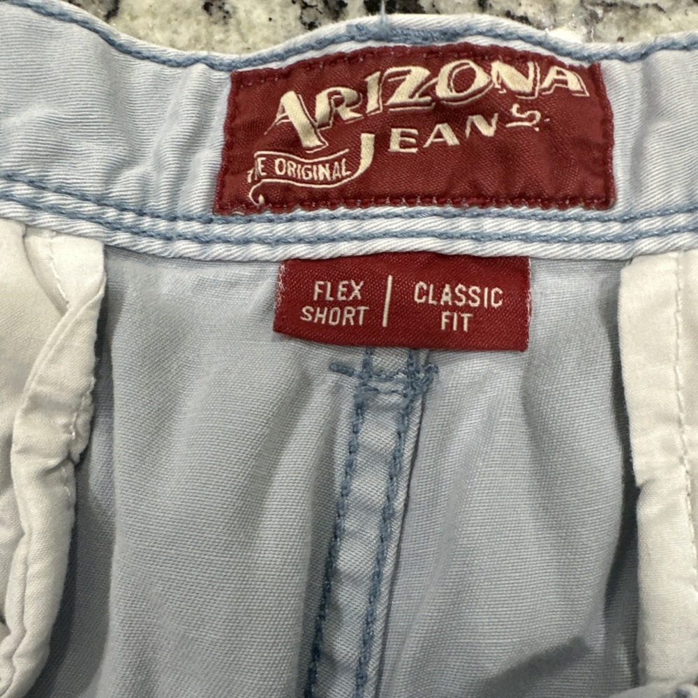 Arizona Jean Co Men's‎ 38 Blue Flex Shorts Classic Fit - Picture 3 of 8